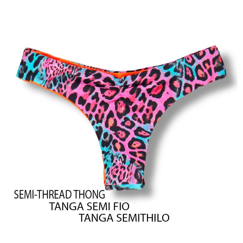 Ruched Bikini Bottom | Mixed Animal Print | Isa KiniBi