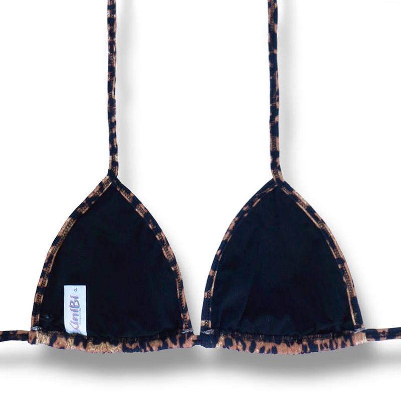 Triangle Bikini Top | Animal Print | Mara Top | KiniBi