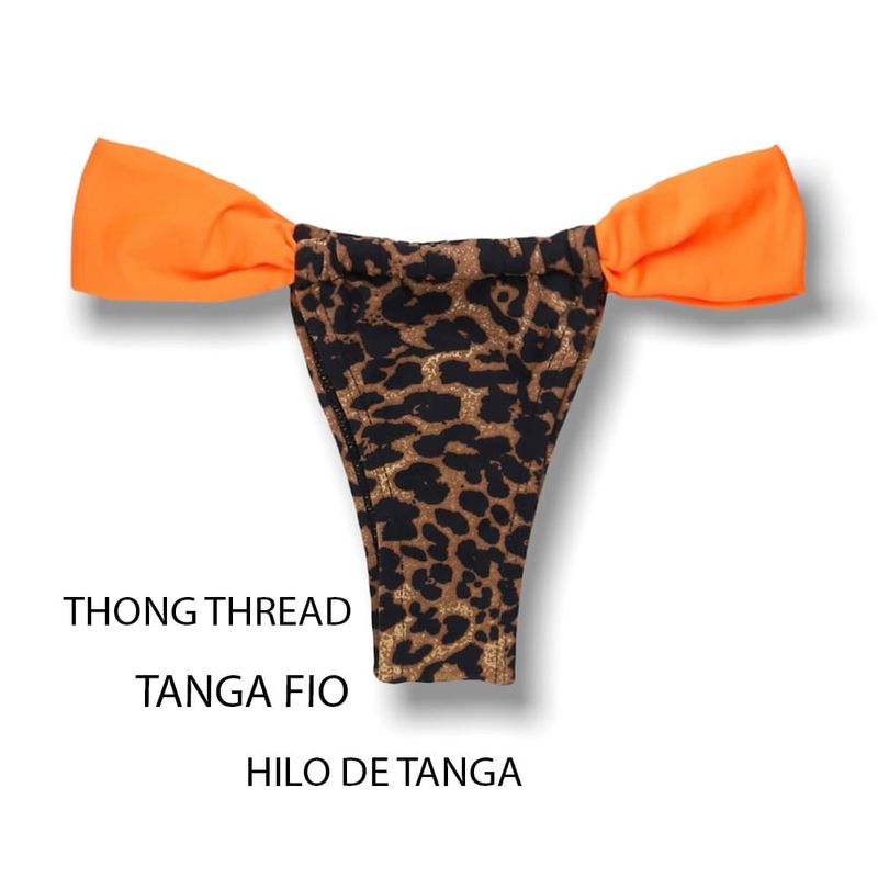 Slide Bikini Bottom | Animal Print | Gali Tanga | KiniBi
