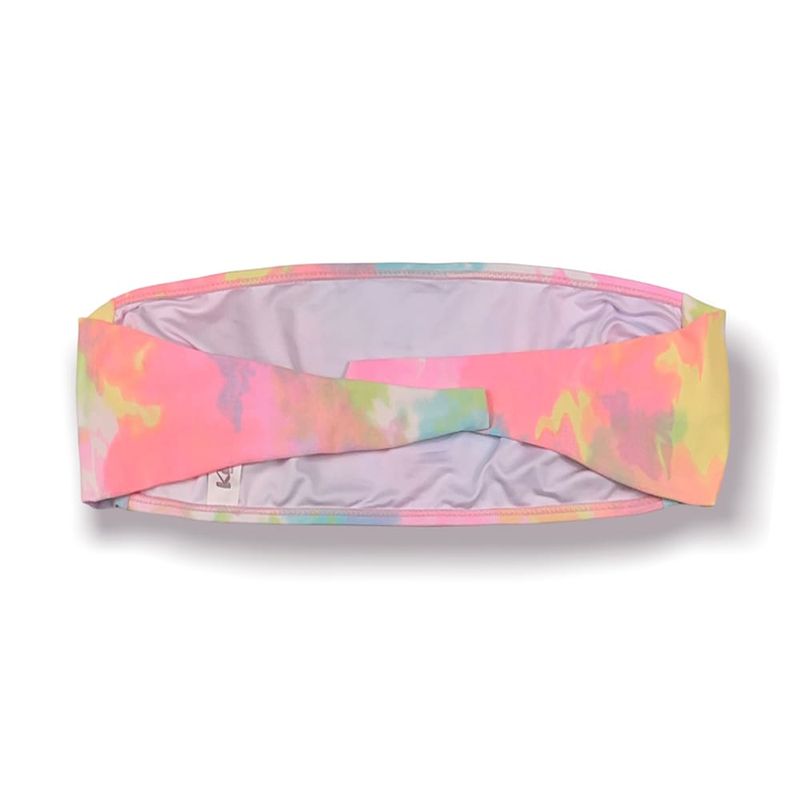 Tie Dye Bandeau Top | Back Tie Closure **