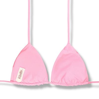 Double-Face Triangle Top | Yogurt Pink | Lua Top | KiniBi **