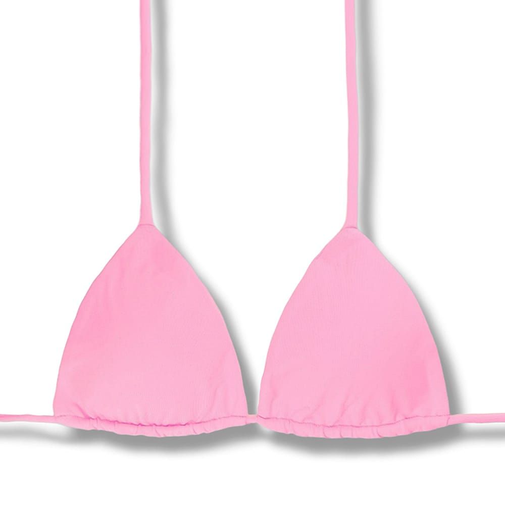 Lua Pink Yogurt Top | Reversible pink yogurt |  Triangle with Padding