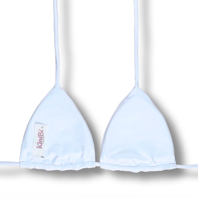 Double-Face Triangle Top | White | Lua Top | KiniBi **