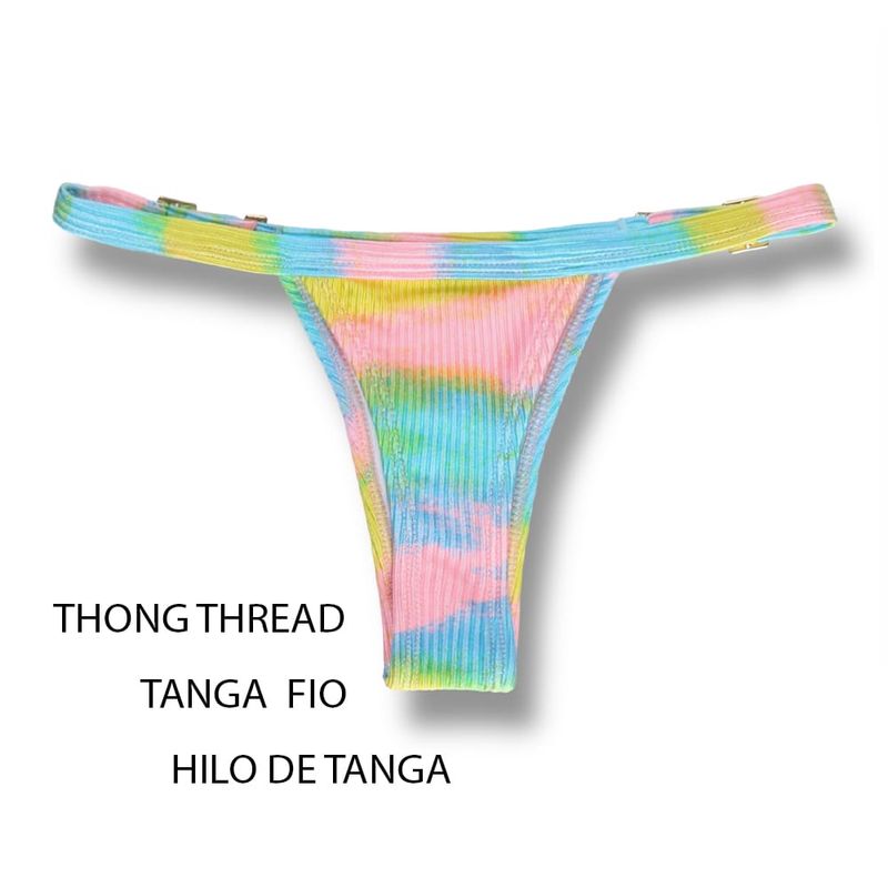 String Bikini Bottom | Prisma Print | Fany Tanga | KiniBi