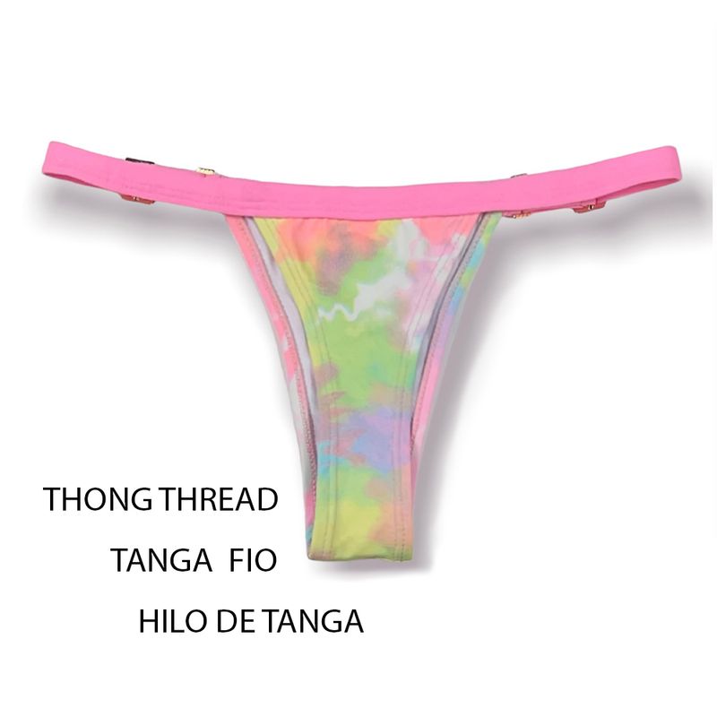 Conjunto Tie Dye con Yogurt Pink | Top Mara + Tanga Fany