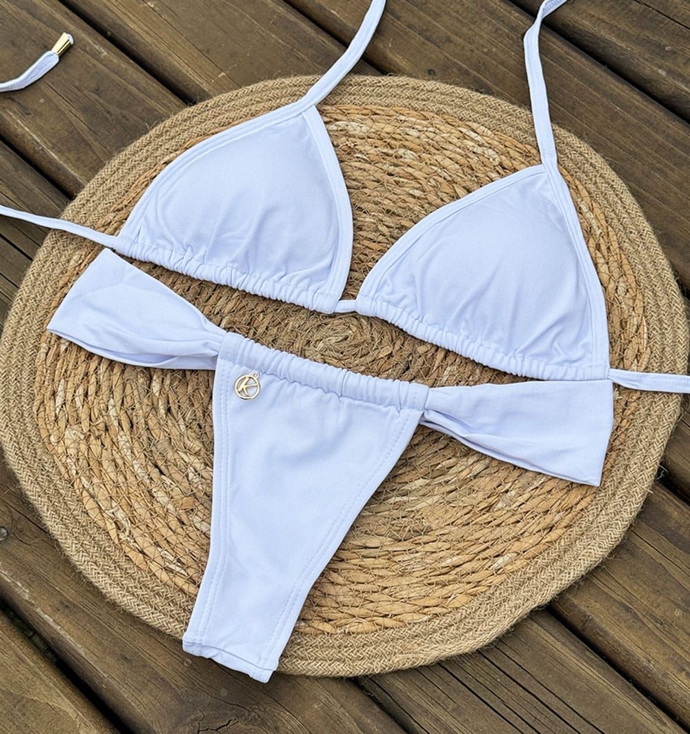 White Bikini Set | Mara Top + Gali Thong