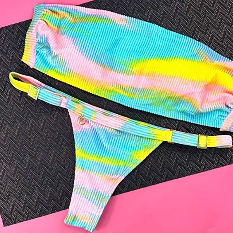 Prisma Bikini Set | Top Bandeau + Fany Thong