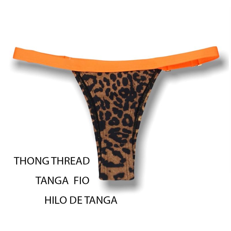 Conjunto Animal Print   | Top Mara + Tanga Fany