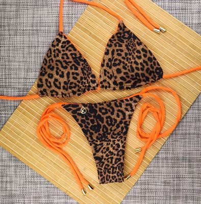 Animal Print Bikini Set | Lua Top + Cora Thong