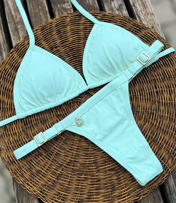 Mint Green Bikini Set | Mara Top + Fany Thong