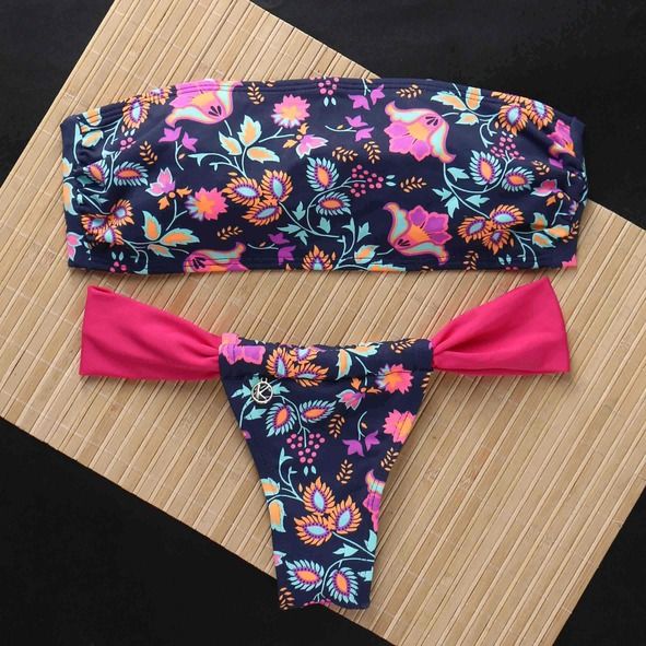 Bosque Bikini Set | Bandeau Top + Gali Thong