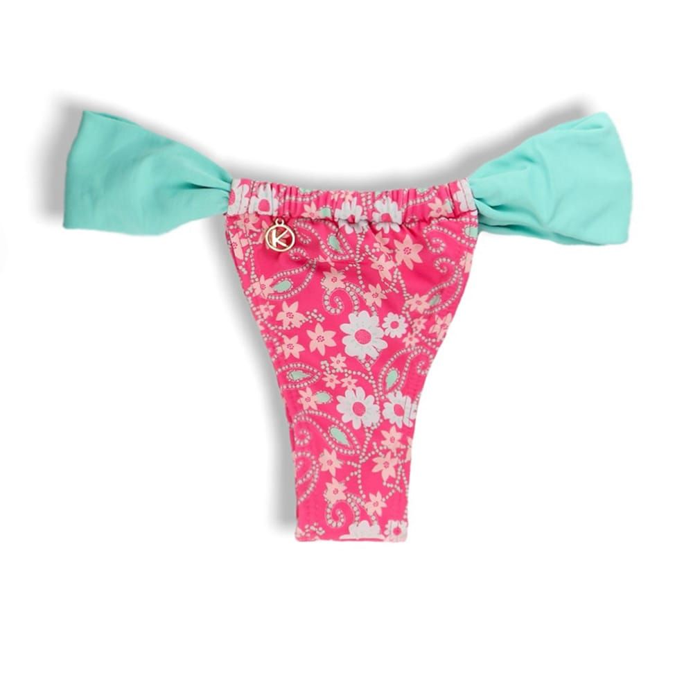 Gali Floral Pink Thong | Adjustable Curtain