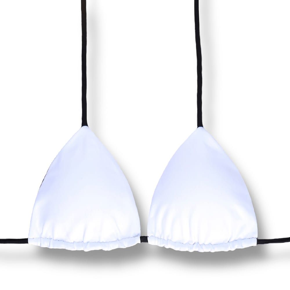 Lua Black and White Top | Bicolor | Triangle with Padding