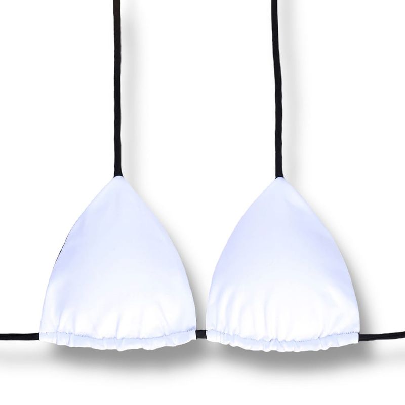 Lua Black and White Top | Bicolor | Triangle with Padding