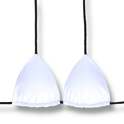 Lua Black and White Top | Bicolor | Triangle with Padding