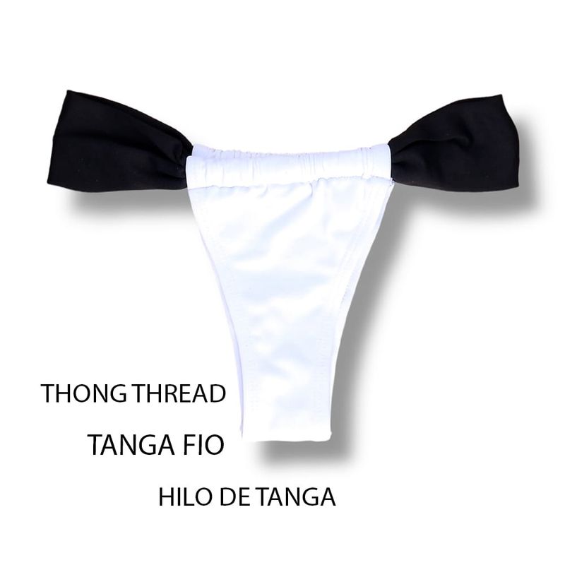 Black and White Bikini Set | Jade Top + Gali Thong