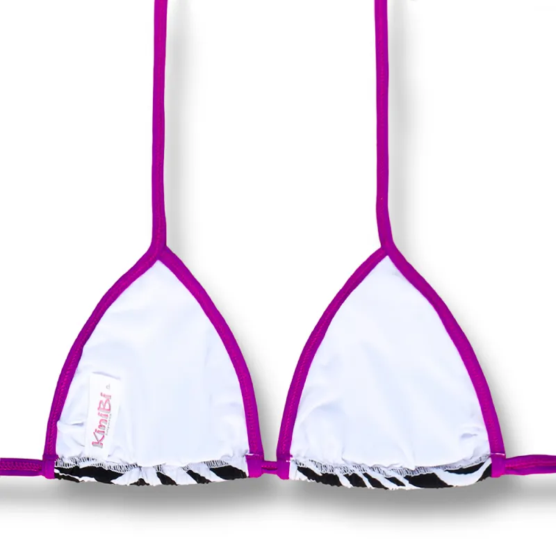 Triangle Bikini Top | Zebra | Mara Top | KiniBi