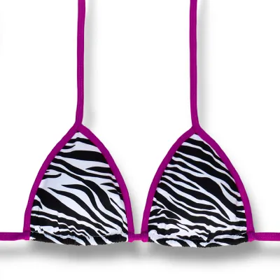 Mara Zebra Fany with Grape Top | Triangle
