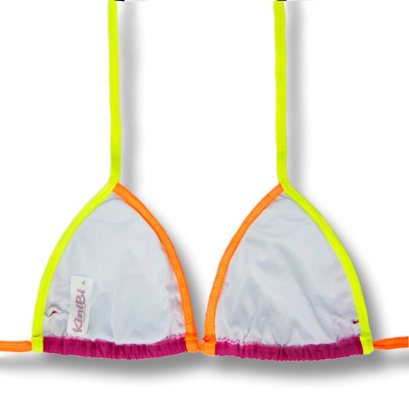 Triangle Bikini Top | Pink Twist | Mara Top | KiniBi