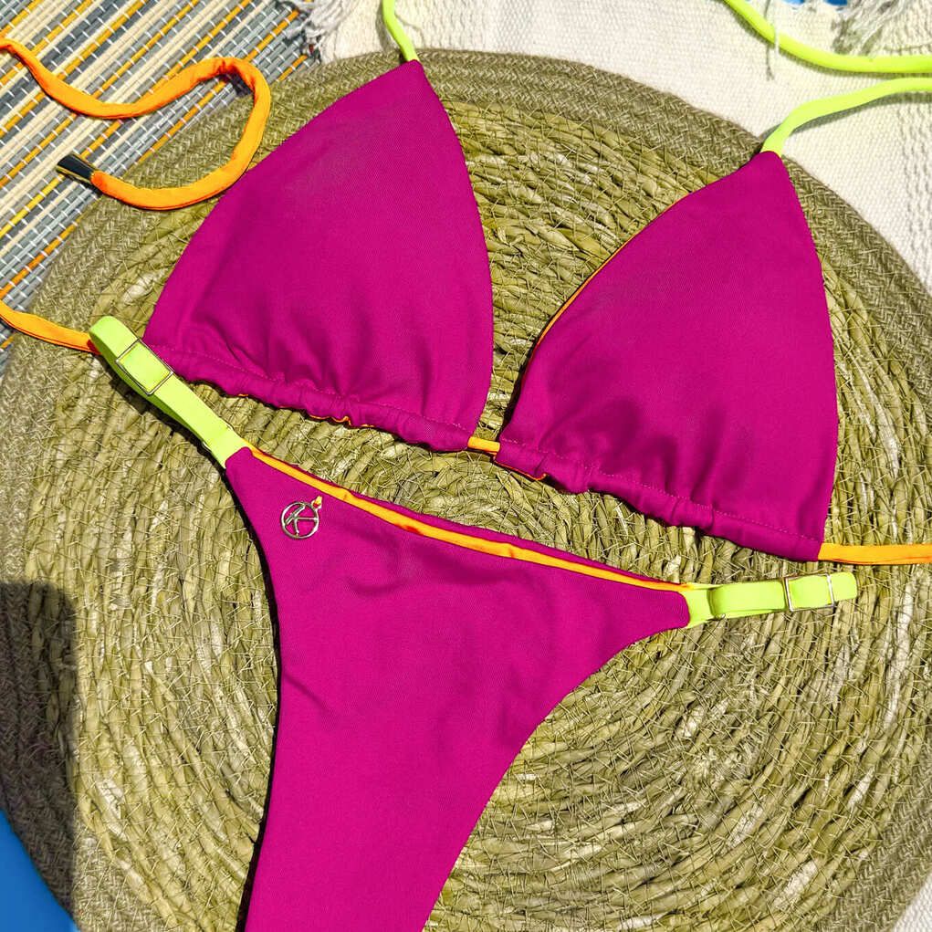 Pink Twist Bikini Set | Lua Top + Mia Thong