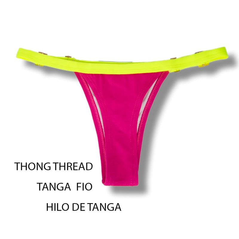 Pink Twist Bikini Set  | Jade Top + Fany thong