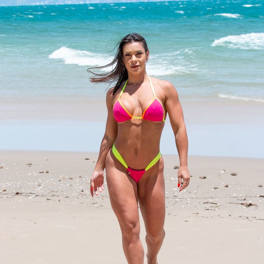 Pink Twist Bikini Set | Mara Top + Gali Thong