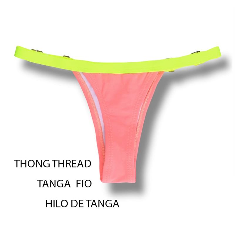 String Bikini Bottom | Lollipop Print | Fany Tanga | KiniBi