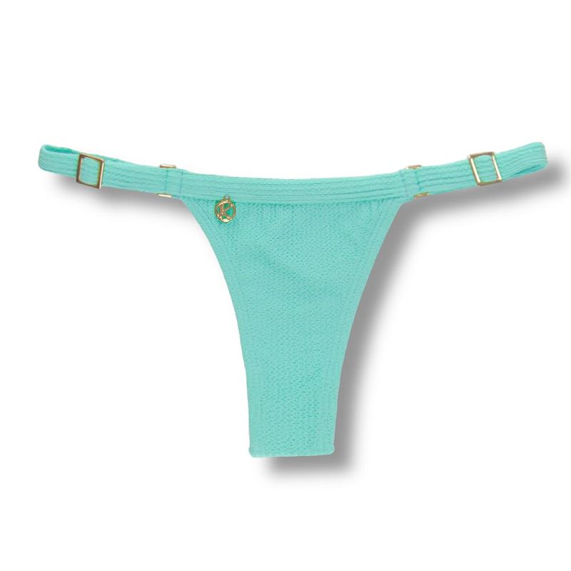 String Bikini Bottom | Brazilian Bikini | Mint Print | Fany Tanga | KiniBi