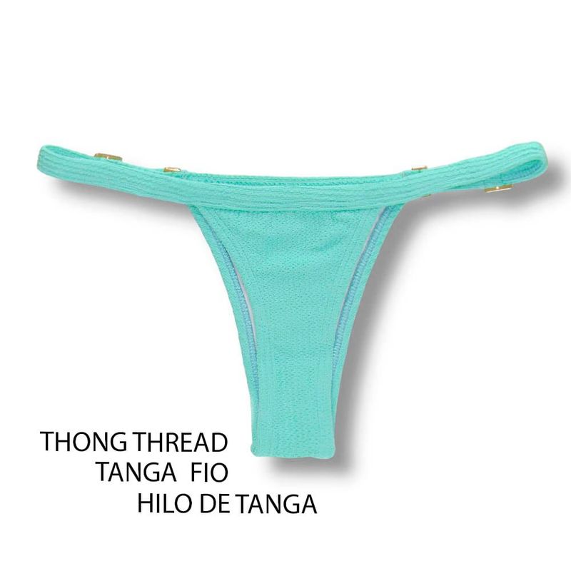 String Bikini Bottom | Mint Print | Fany Tanga | KiniBi