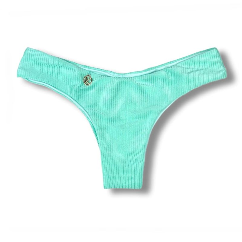 Bas de Bikini Froncé | Bikini Brésilien | Imprimé Tourmaline | Bas Isa KiniBi 