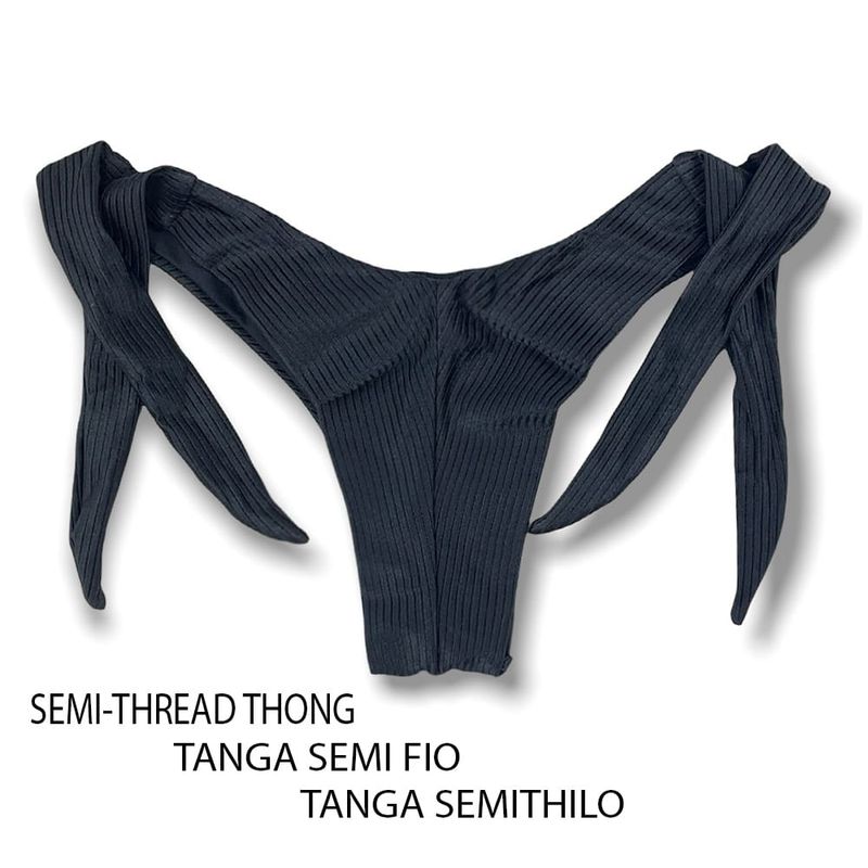 Wide Side Bikini Bottom | Onix Print | Double String | Mora Tanga | KiniBi