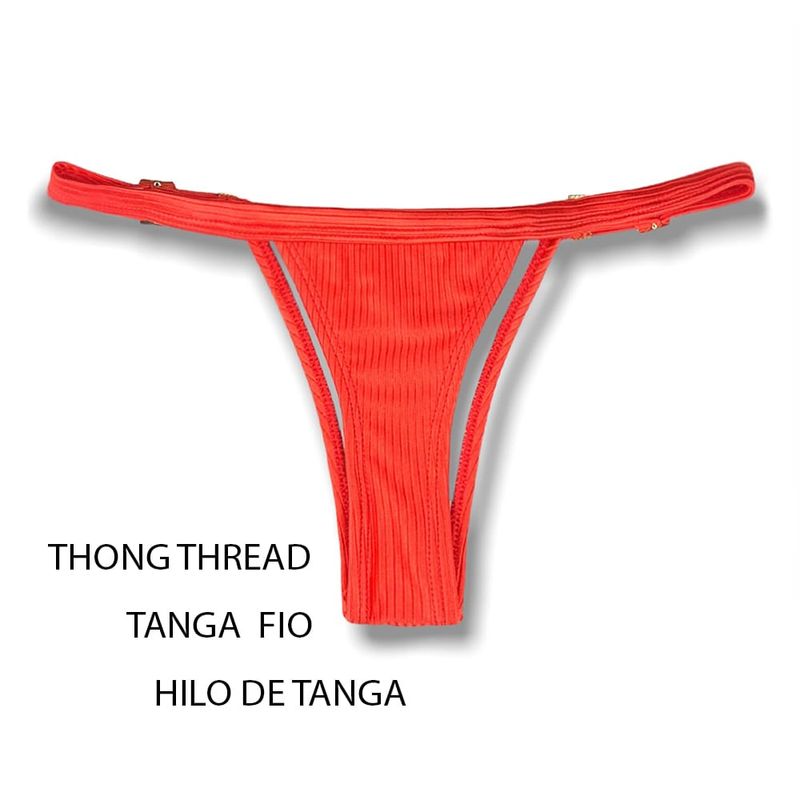 String Bikini Bottom | Rubi Print | Fany Tanga | KiniBi