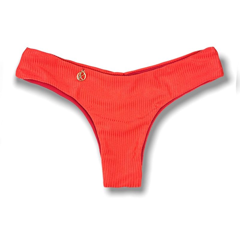 Bas de Bikini Froncé | Bikini Brésilien | Imprimé Rubi | Bas Isa KiniBi