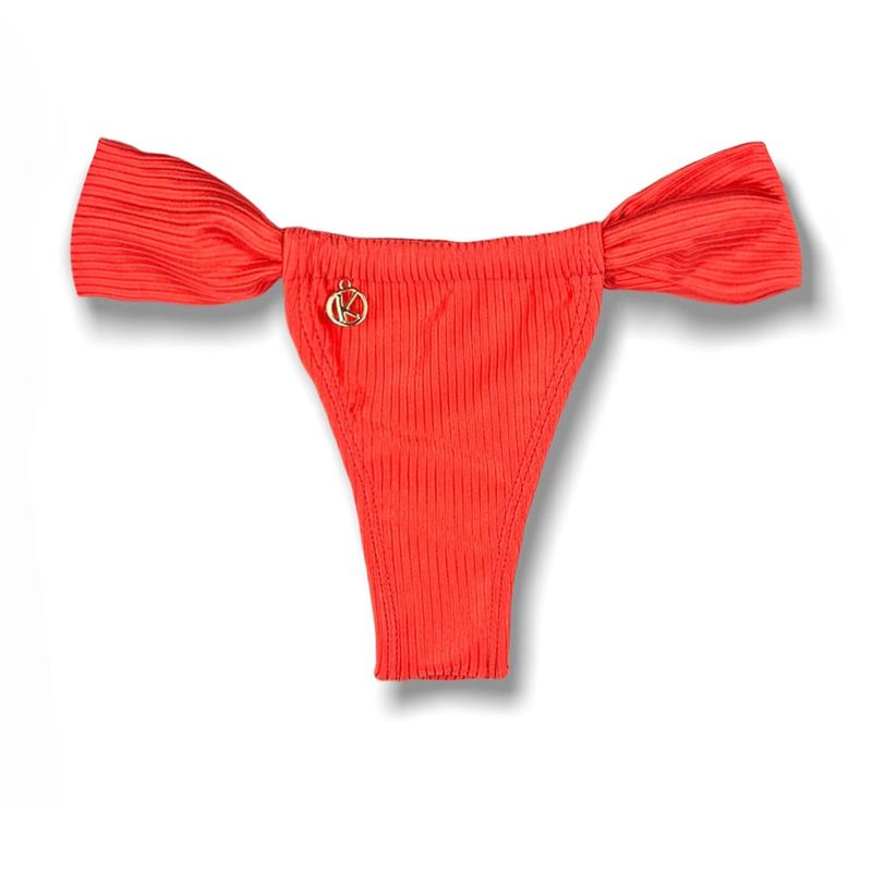 Bas de Bikini Triangle | Bikini Brésilien | Imprimé Rubis | Bas Gali KiniBi 