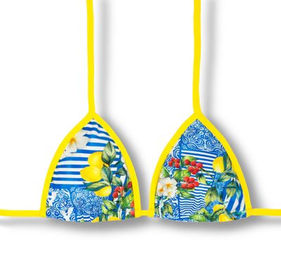 Mara Floral and Fruit Top | Triangle