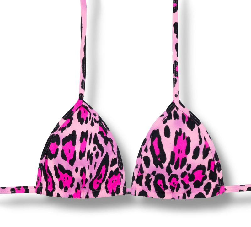 Mara Animal Print Rosê Top | Triangle