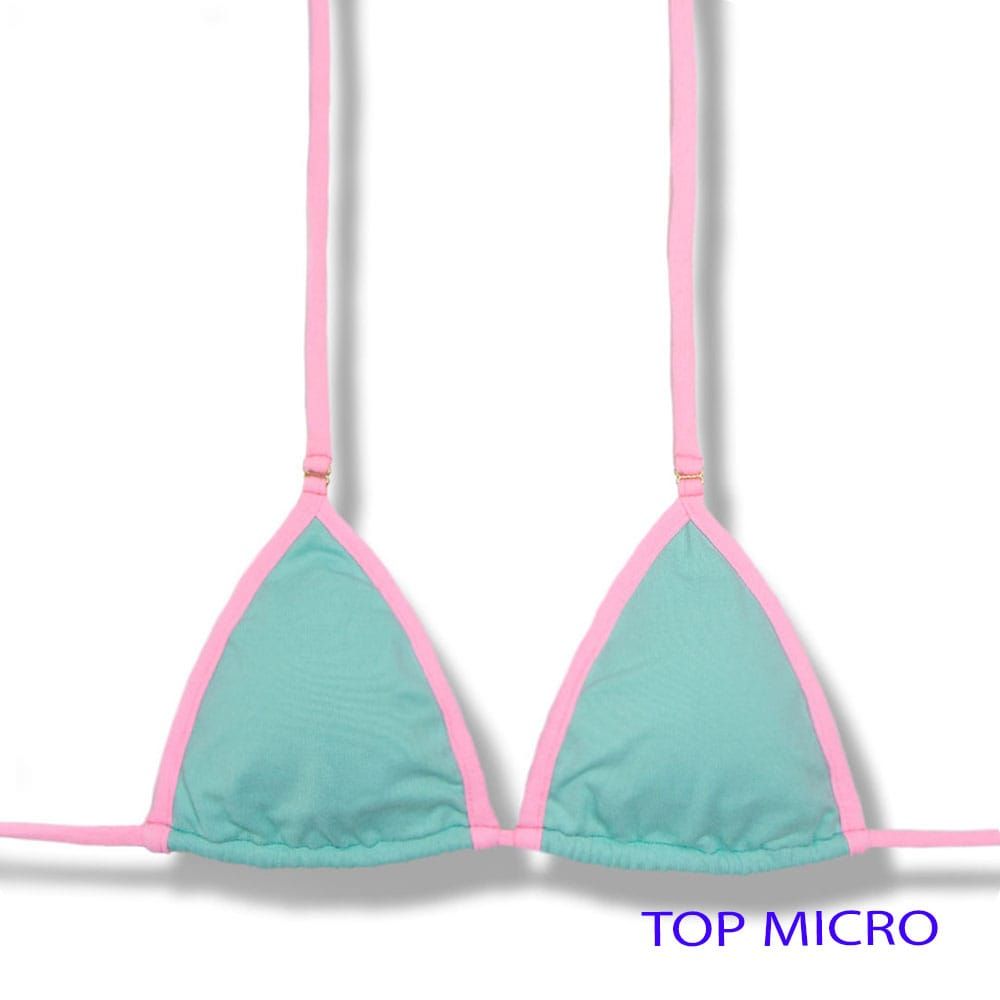 Mila Mint Green Top | Micro Curtain