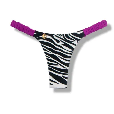 Flora Zebra Thong