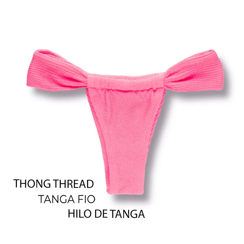 Slide Bikini Bottom | Blush Print | Gali Tanga | KiniBi
