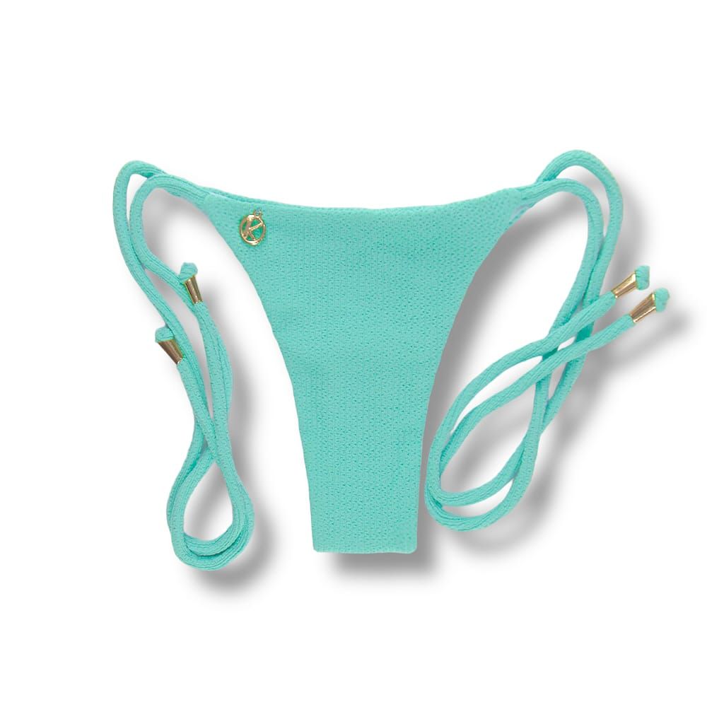 Cora Mint Thong | Thin Bow