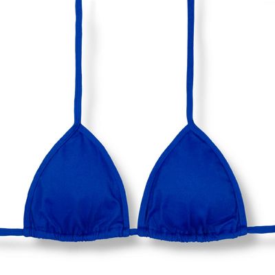 Top Mara Azul Cobalto | Cortininha Tradicional