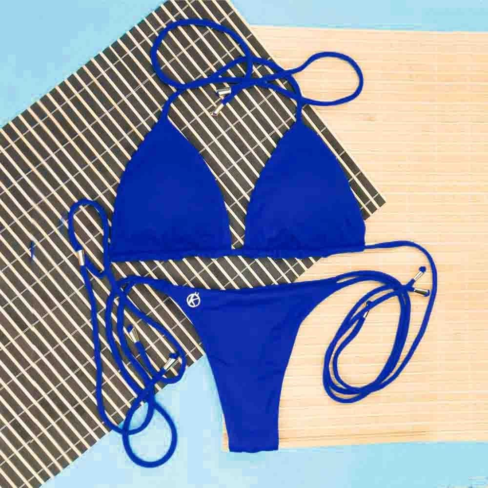 Cobalt Blue Bikini Set | Lua Top + Cora Thong