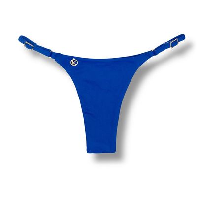 Mia Cobalt Blue Thong | Adjustable Thin Strap