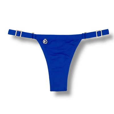 Fany Cobalt Blue Thong | Ribbon Mark