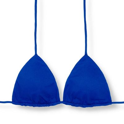Lua Cobalt Blue Top | Triangle with Padding