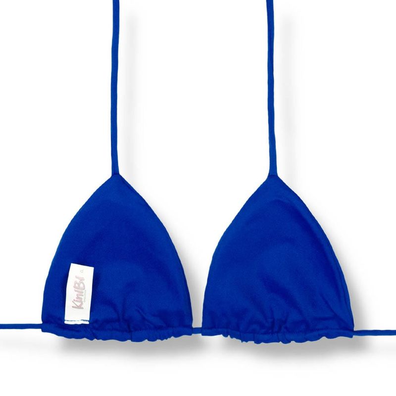 Double-Face Triangle Top | Cobalt Blue | Lua Top | KiniBi **