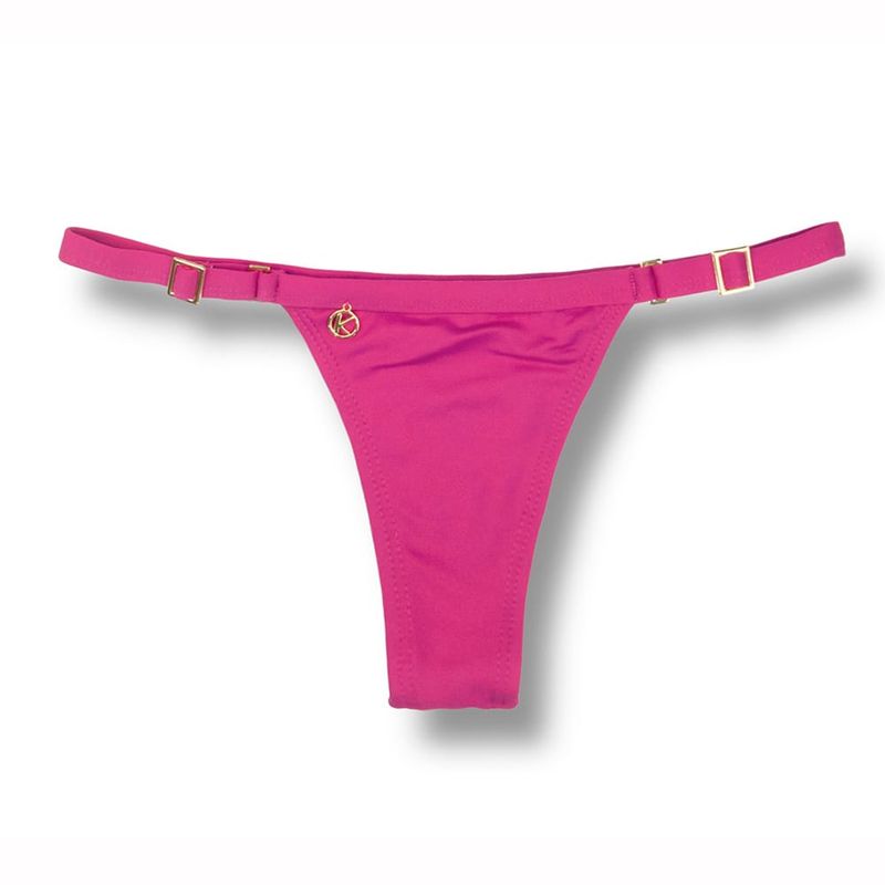 String Bikini Bottom | Brazilian Bikini | Pink Print | Fany Tanga | KiniBi