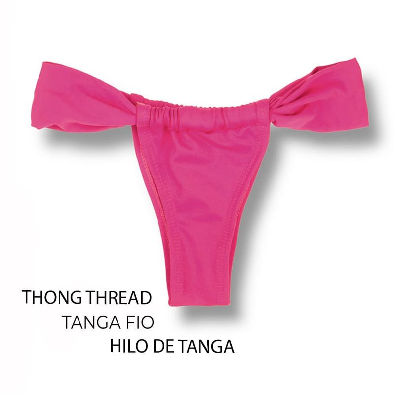 Slide Bikini Bottom | Pink Print | Gali Tanga | KiniBi