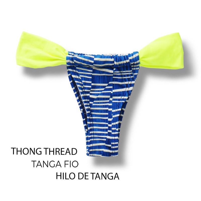 Slide Bikini Bottom | Floripa Print | Gali Tanga | KiniBi