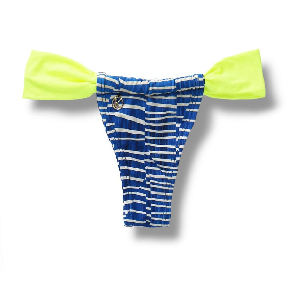 Gali Floripa with Neon yellow Thong | Adjustable Curtain